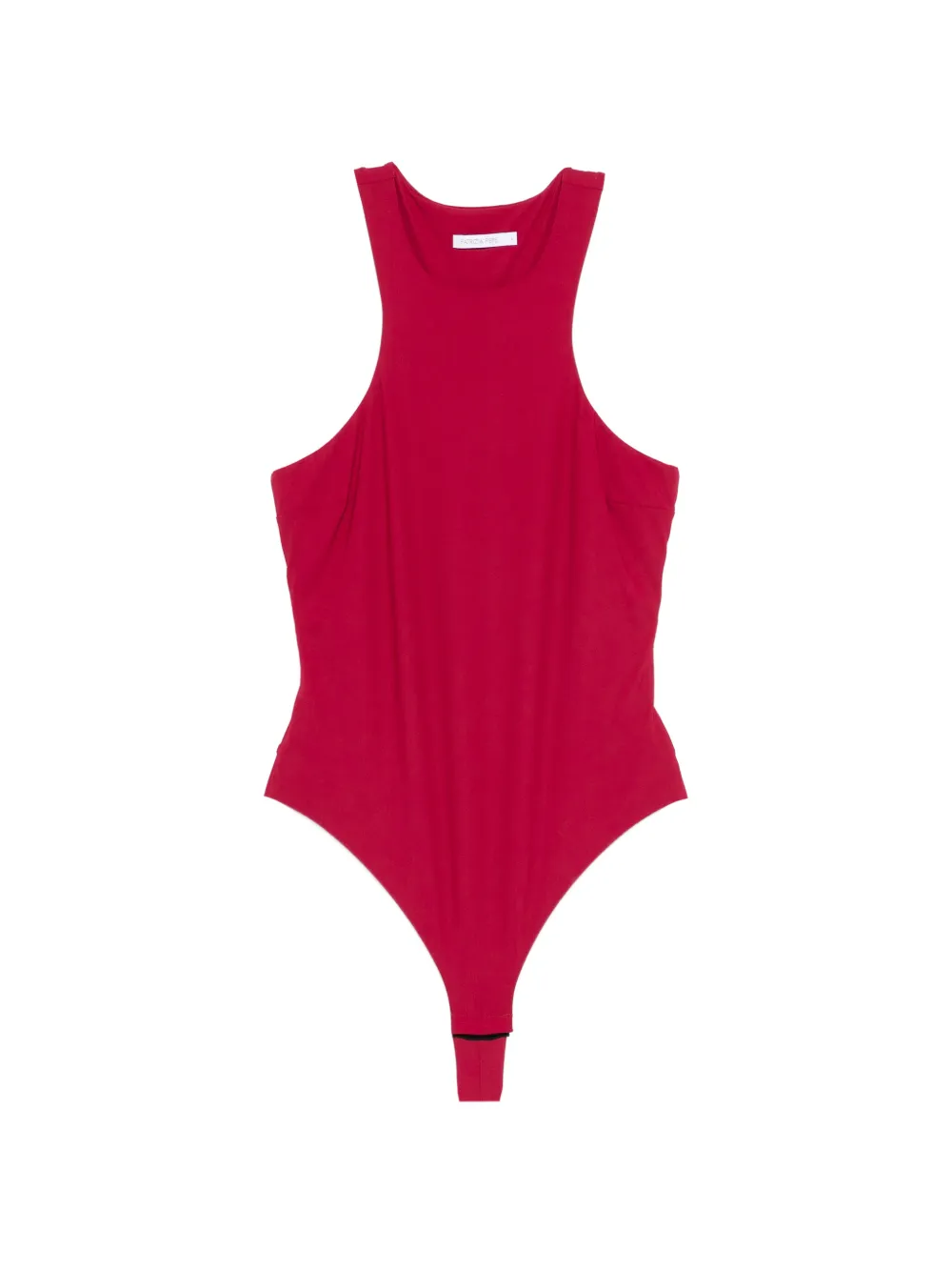 Patrizia Pepe racerback bodysuit - Rosso