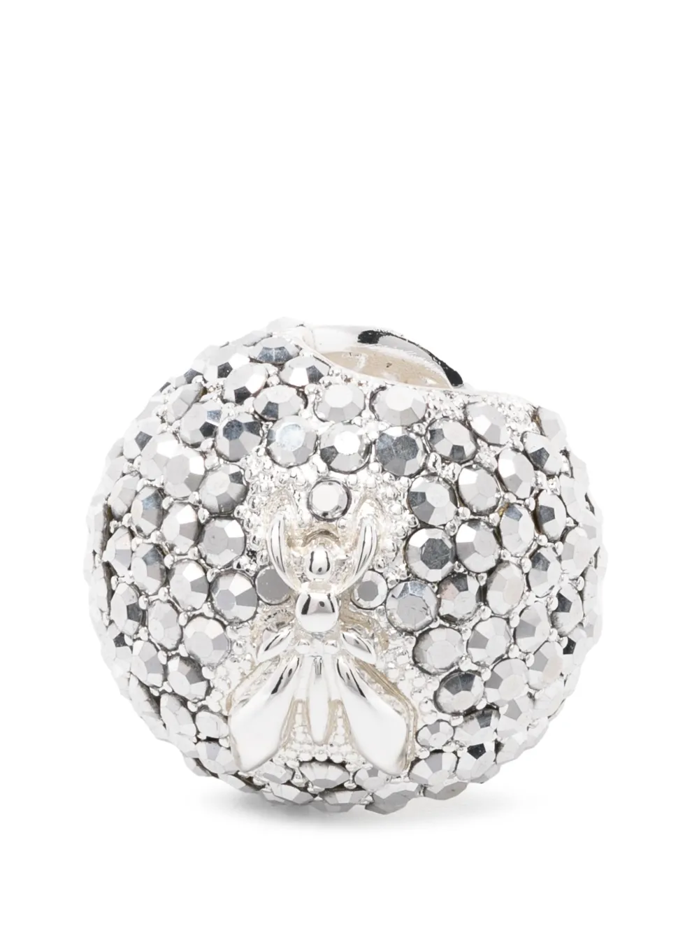 Patrizia Pepe crystal-embellished sphere ear cuff - Argento