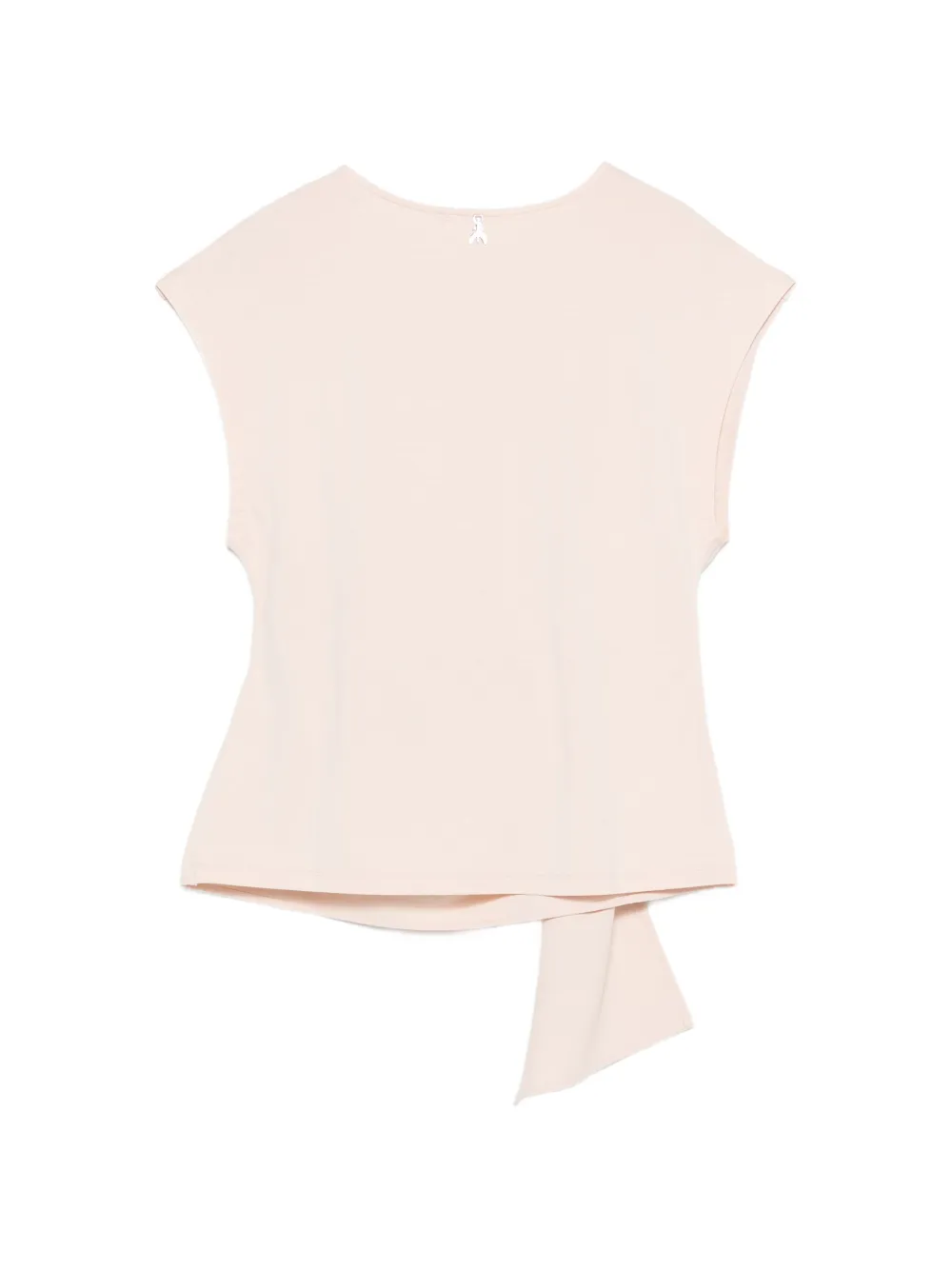Patrizia Pepe Gedrapeerde blouse met V-hals Roze