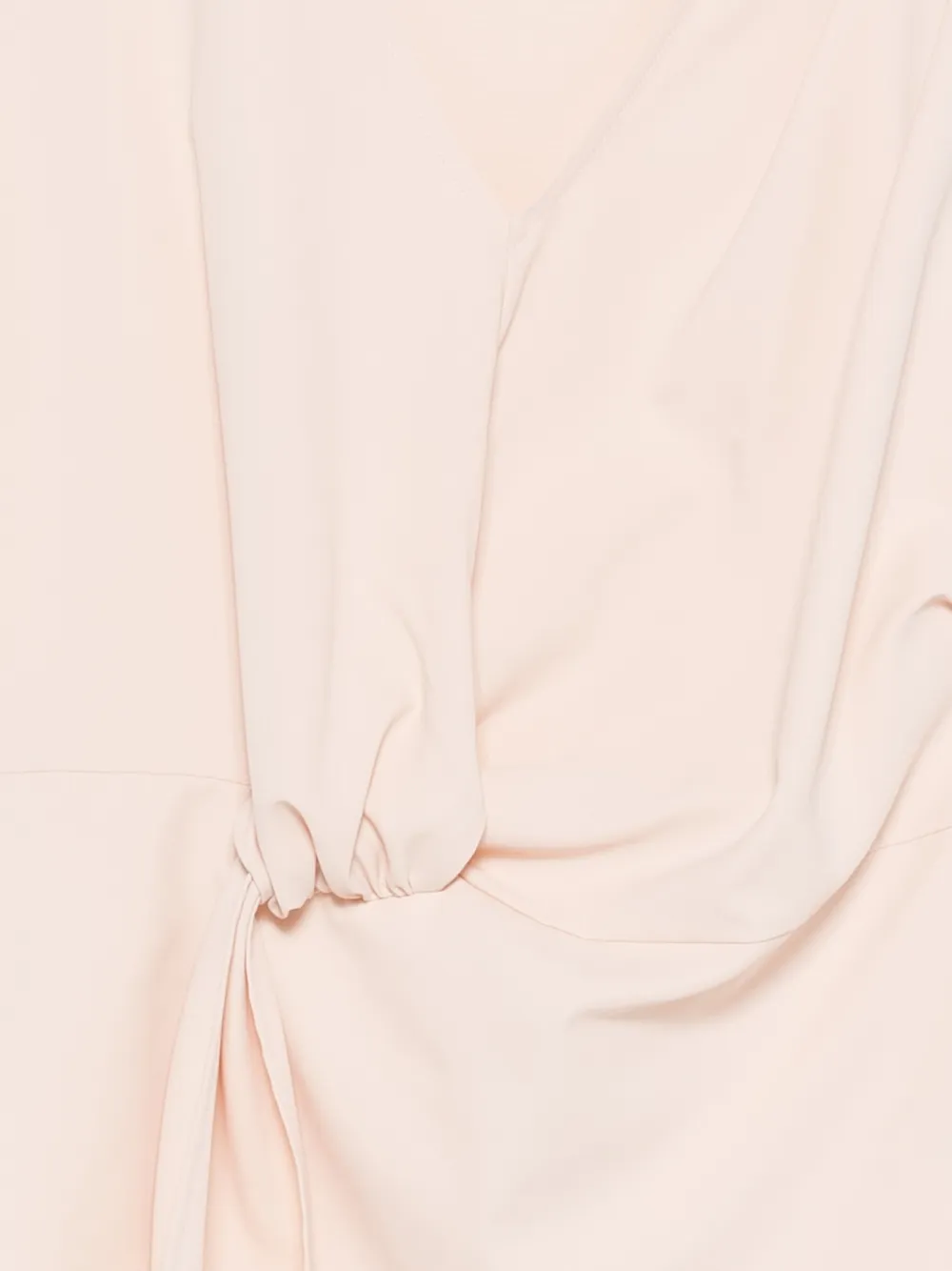 Patrizia Pepe Gedrapeerde blouse met V-hals Roze