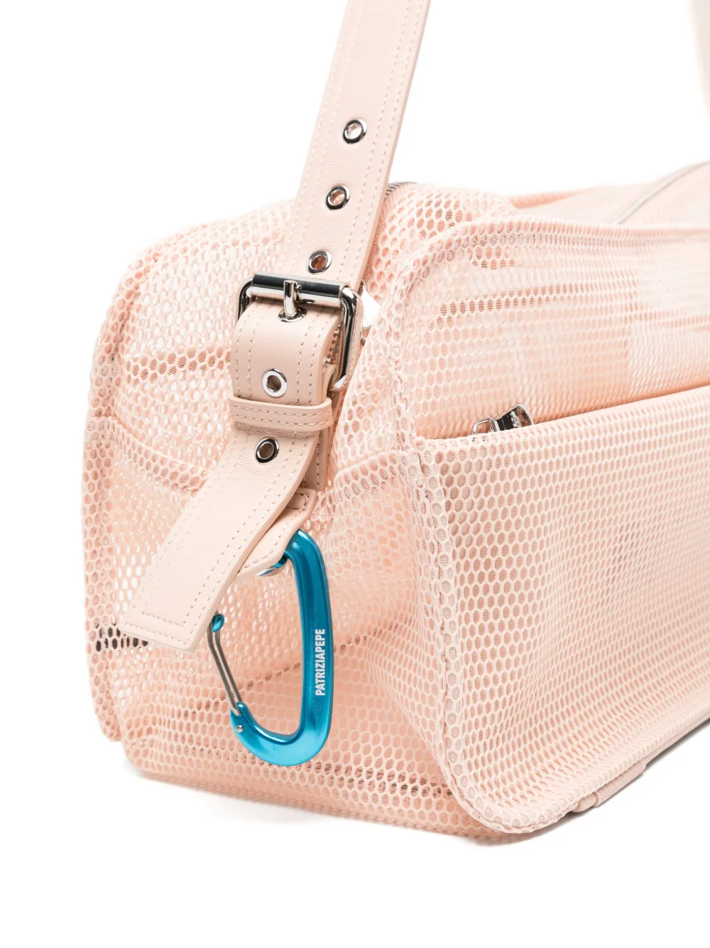 Patrizia Pepe Mesh crossbodytas Roze