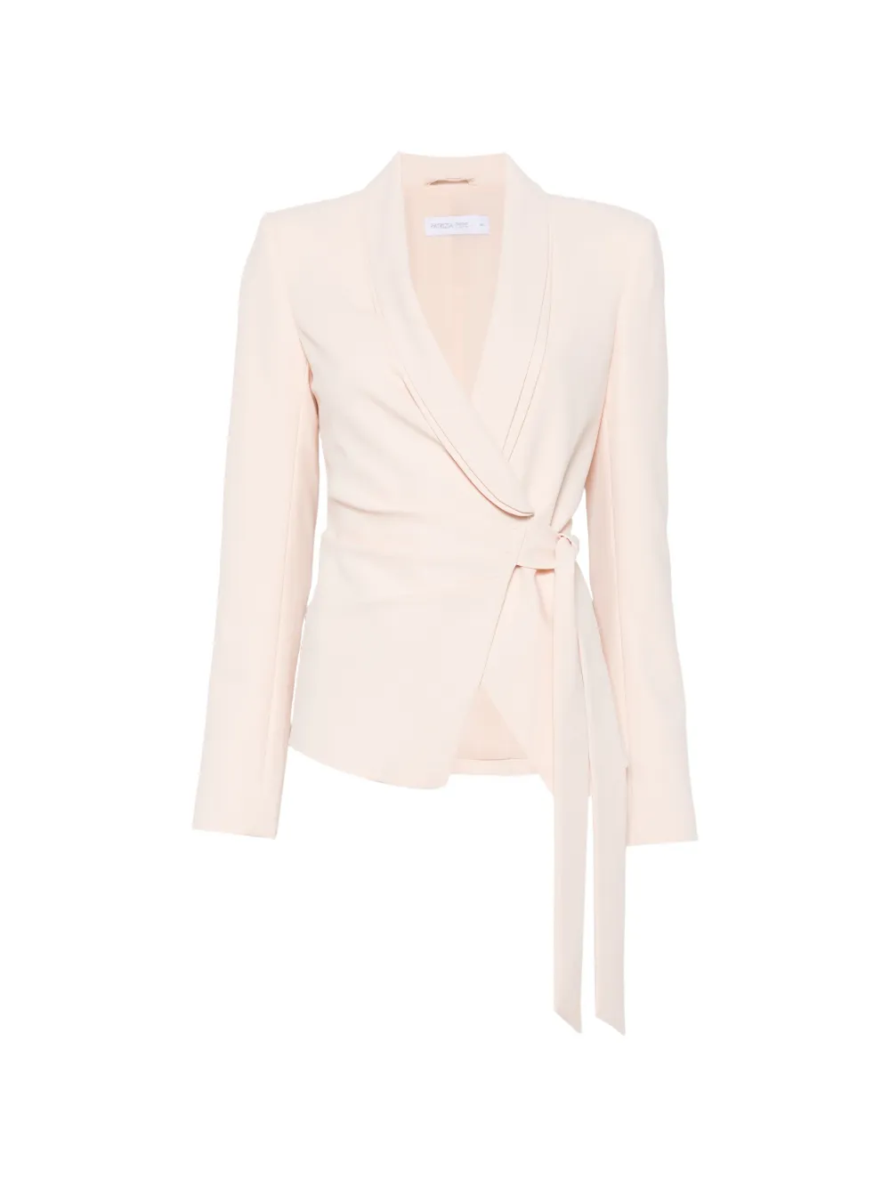 Patrizia Pepe long-sleeve belt blazer - Rosa