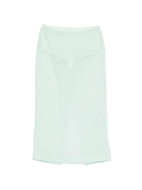 Patrizia Pepe devoré organza midi skirt
