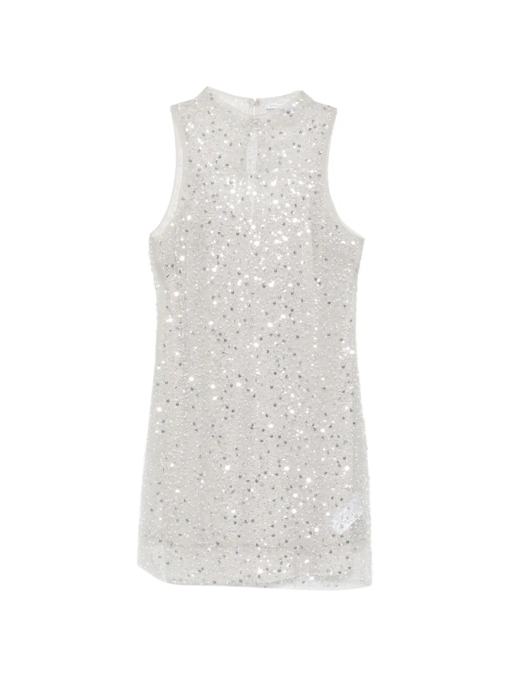 Patrizia Pepe sequin-embellishment mini dress - Grigio