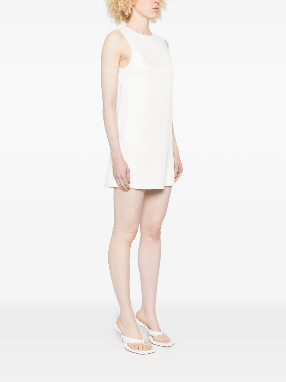 Patrizia Pepe Mini-jurk met kettingdetail Wit