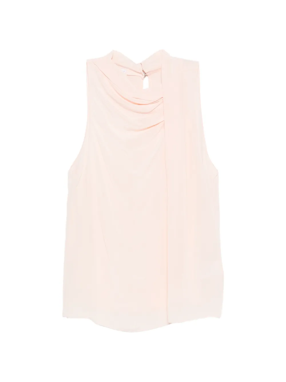 Patrizia Pepe asymmetric ruched top - Rosa
