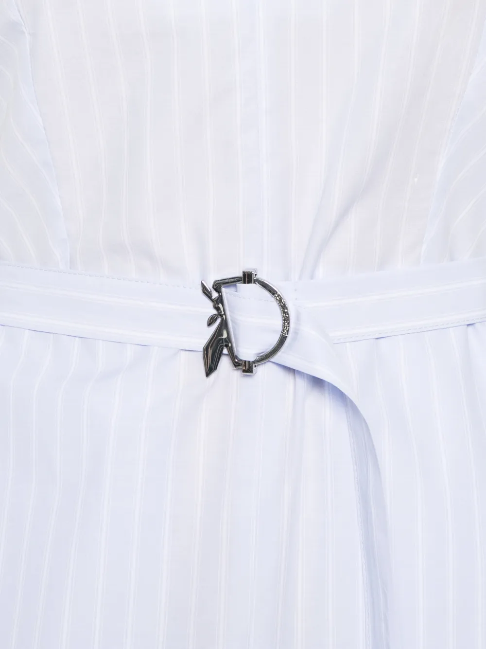Patrizia Pepe Midi-jurk met ceintuur Wit