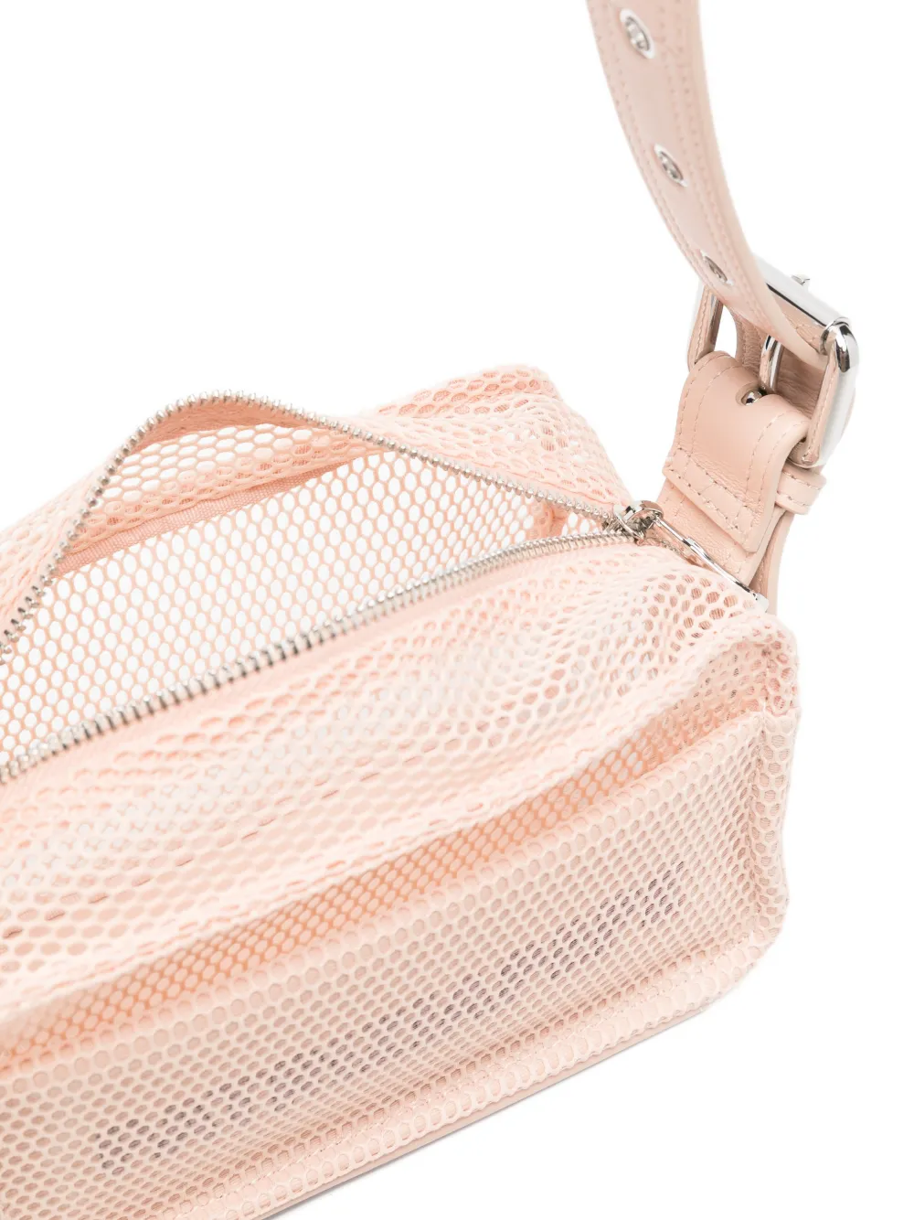 Patrizia Pepe In My Space kleine mesh schoudertas Roze