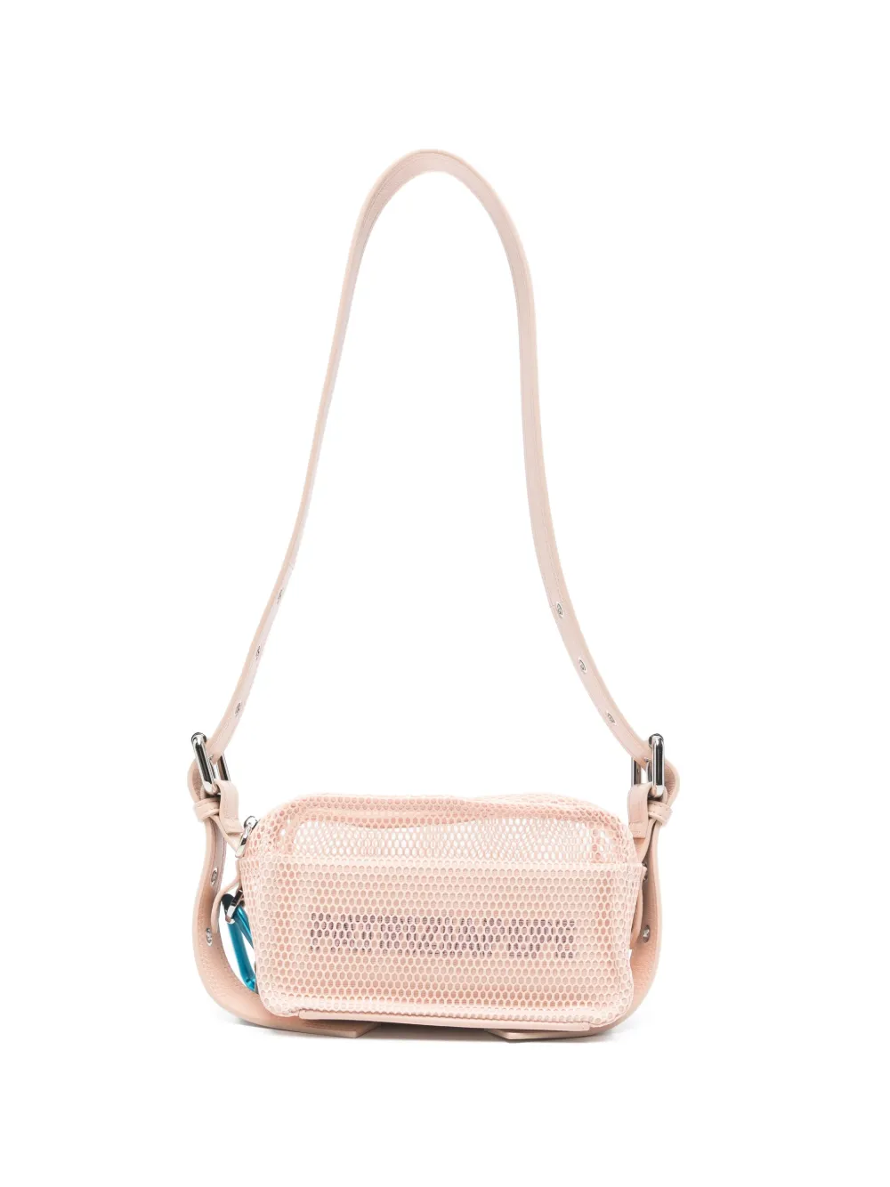 Patrizia Pepe small In My Space mesh shoulder bag - Rosa