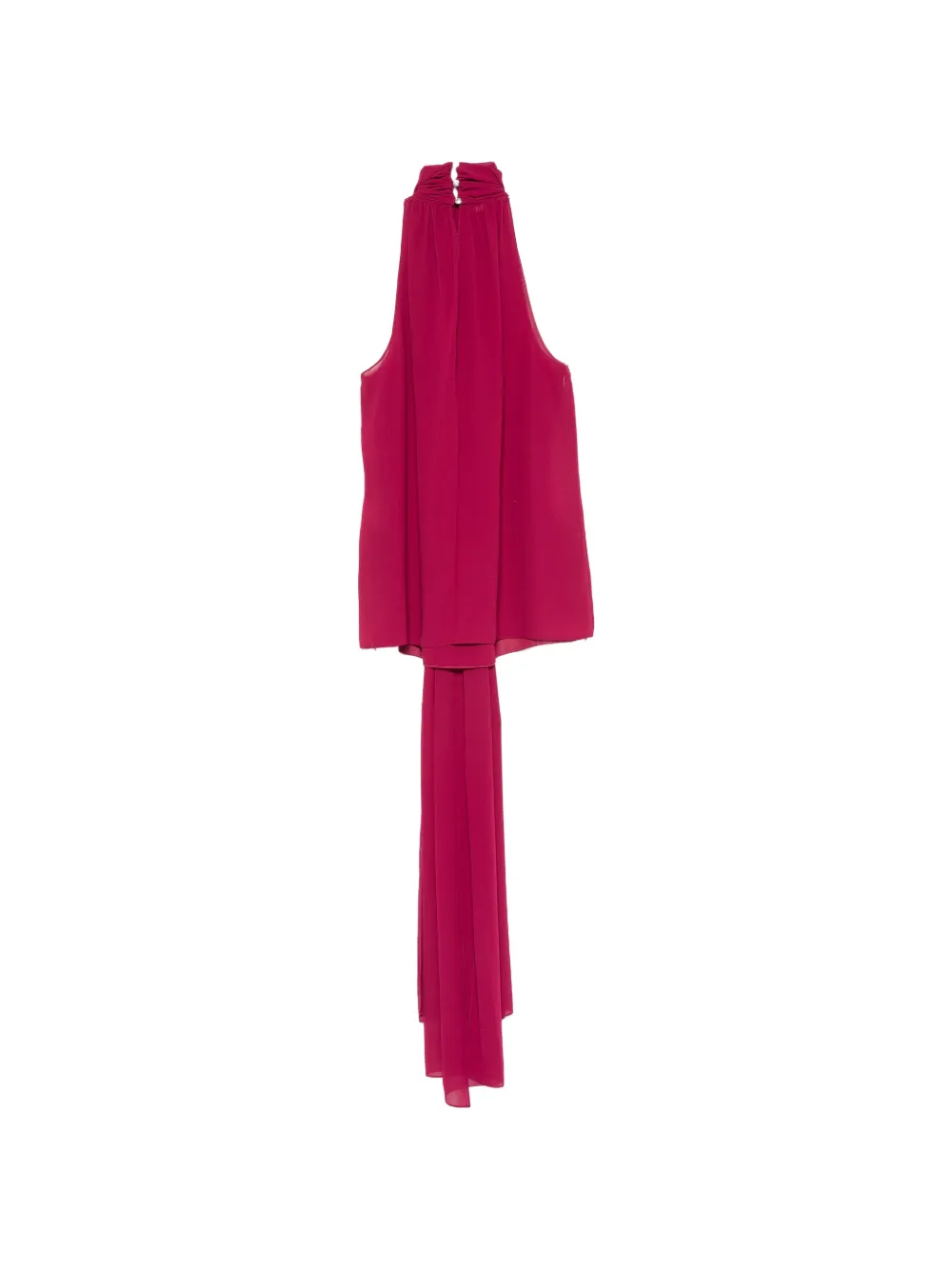 Patrizia Pepe Blouse met halternek en strikdetail Roze