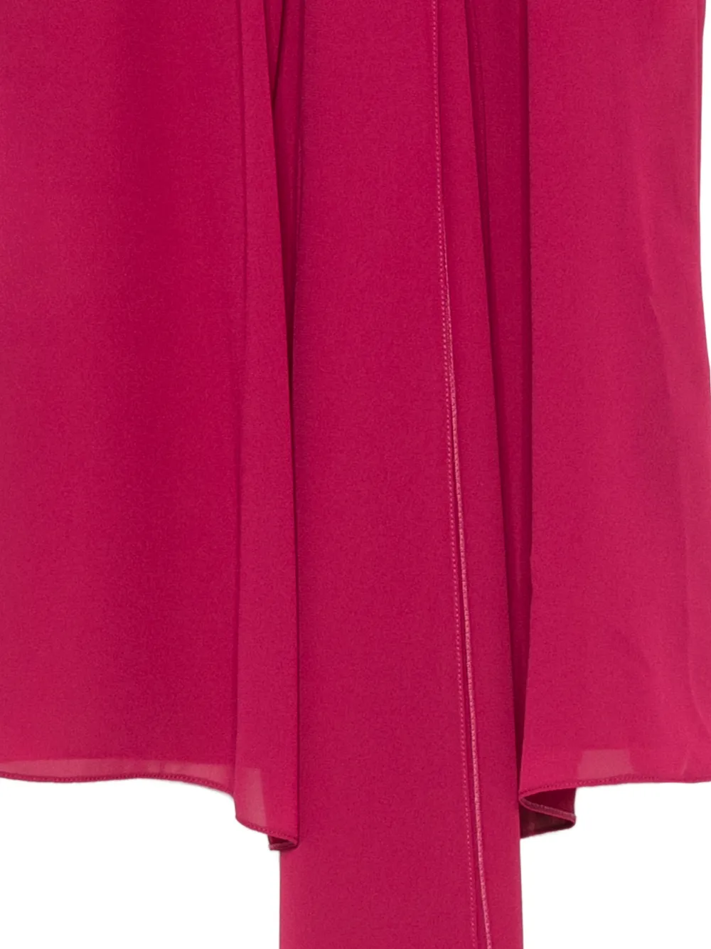 Patrizia Pepe Blouse met halternek en strikdetail Roze