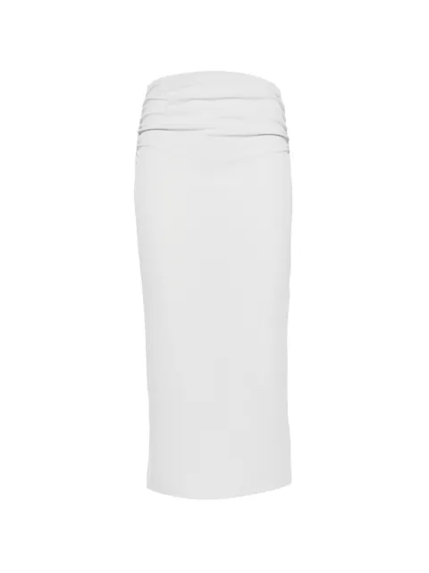 Patrizia Pepe — draped ruched midi skirt