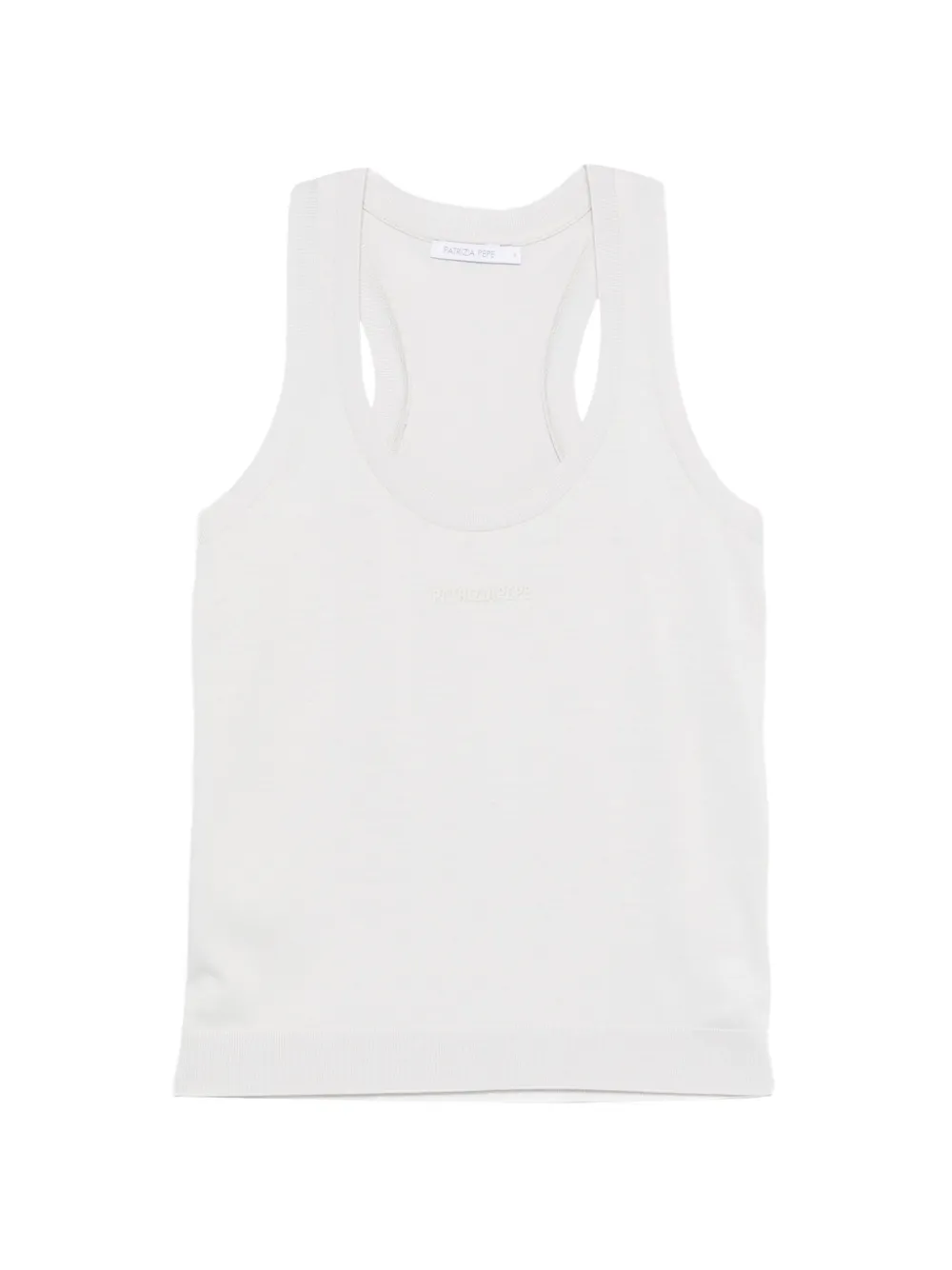 Patrizia Pepe racerback jersey tank top - Grigio