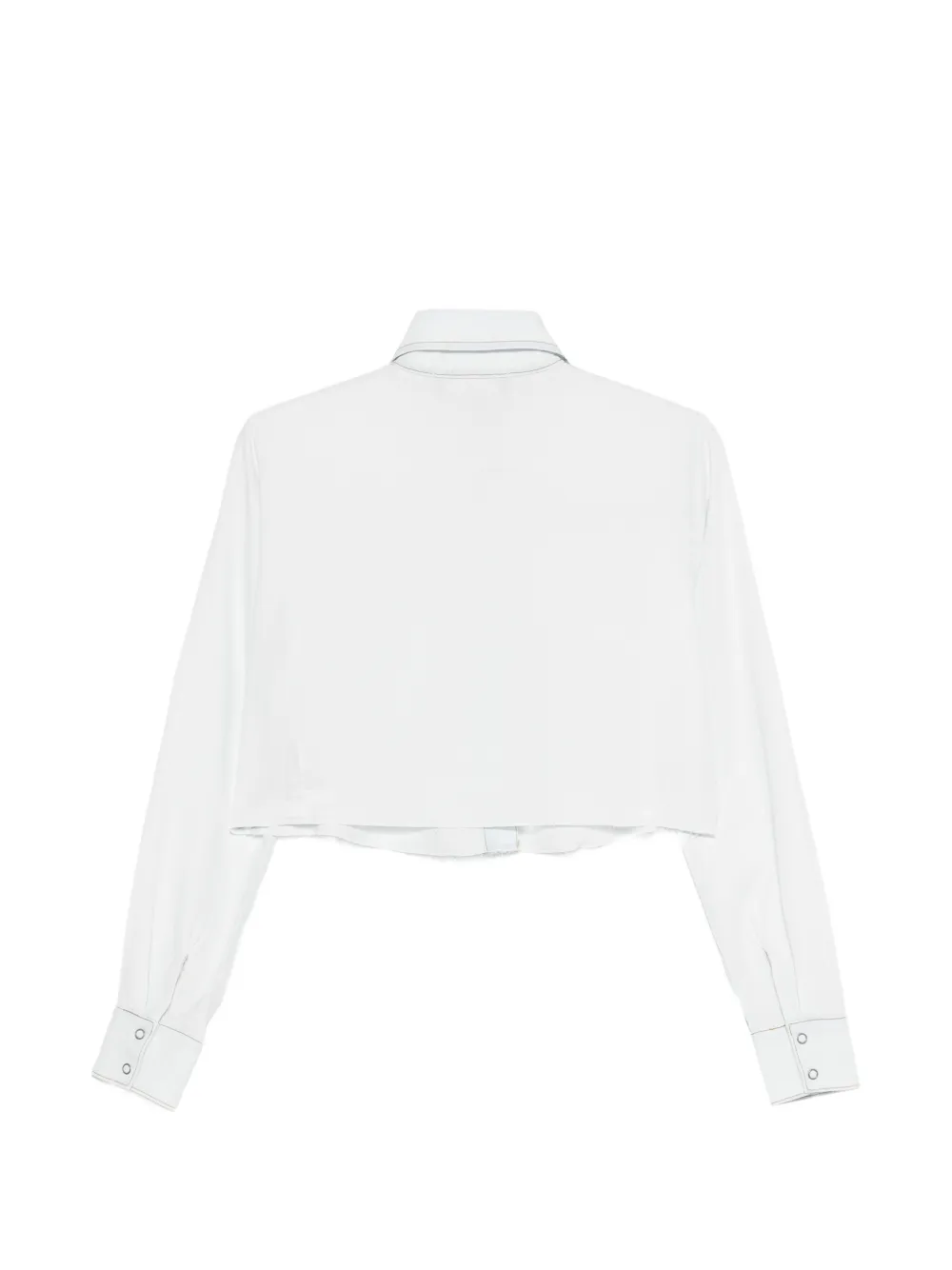 Patrizia Pepe Cropped blouse Blauw
