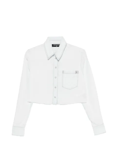 Patrizia Pepe buttoned cropped shirt
