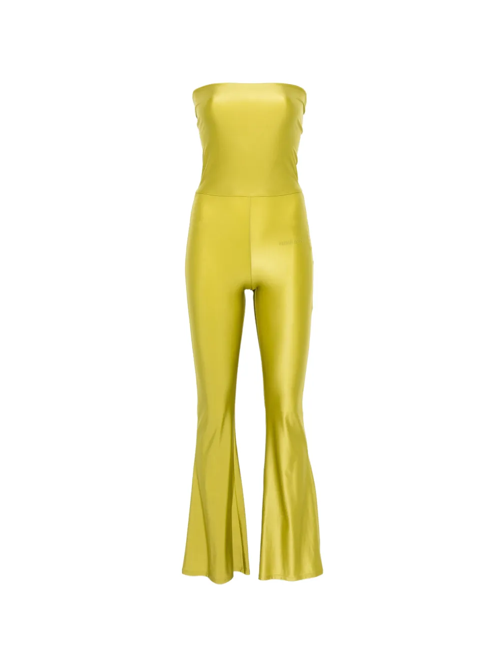 Patrizia Pepe strapless flared-leg jumpsuit - Verde