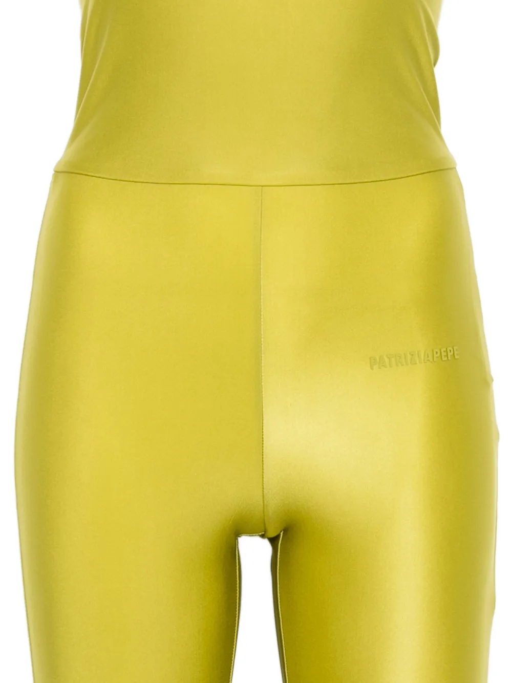 Patrizia Pepe Strapless flared jumpsuit Groen