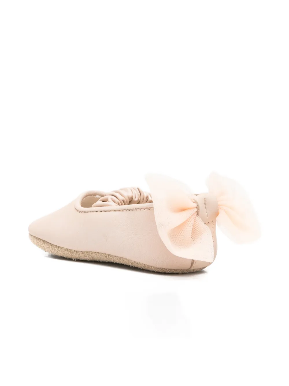 Donsje bow ballerina shoes Roze