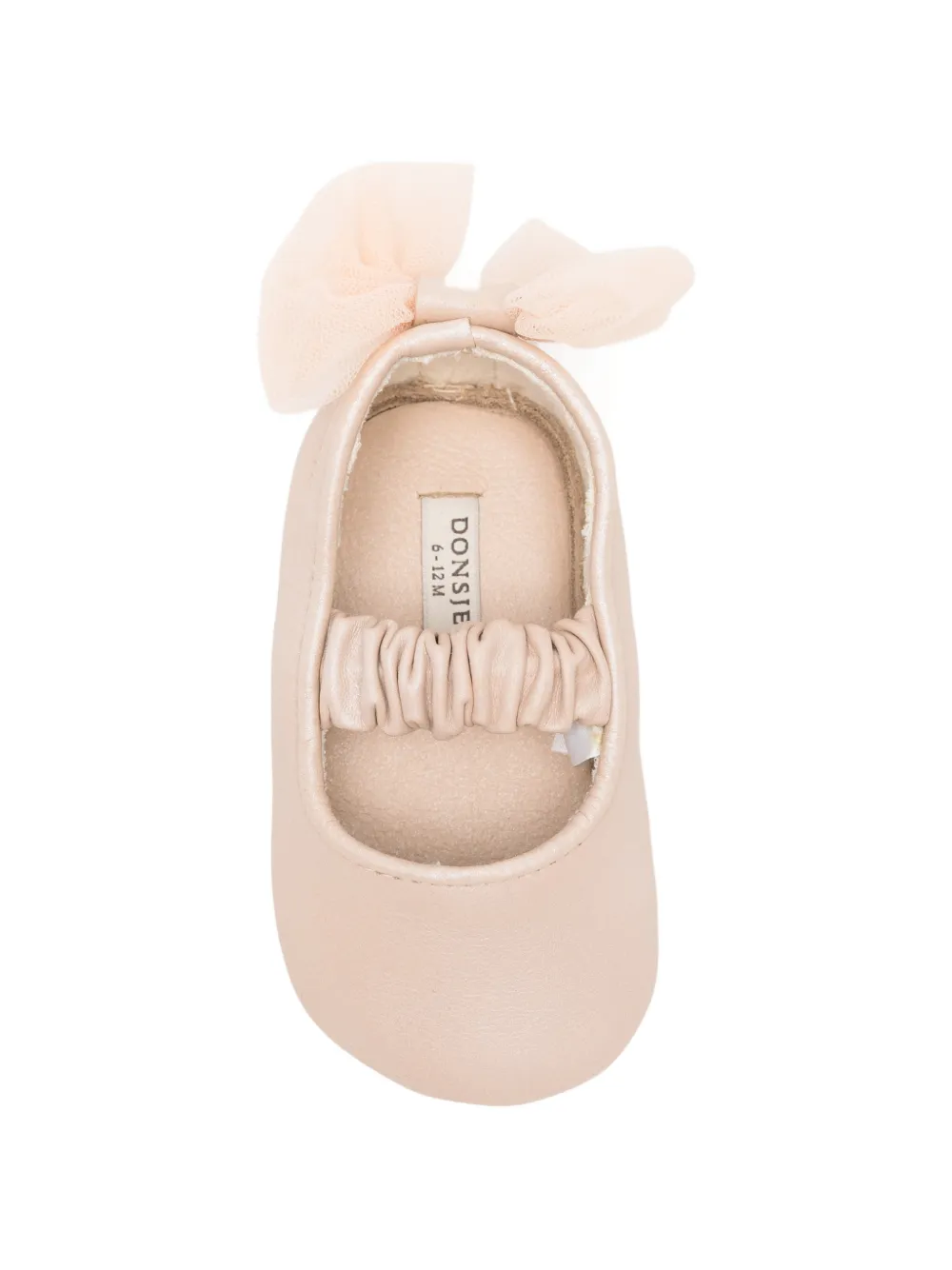 Donsje bow ballerina shoes Roze