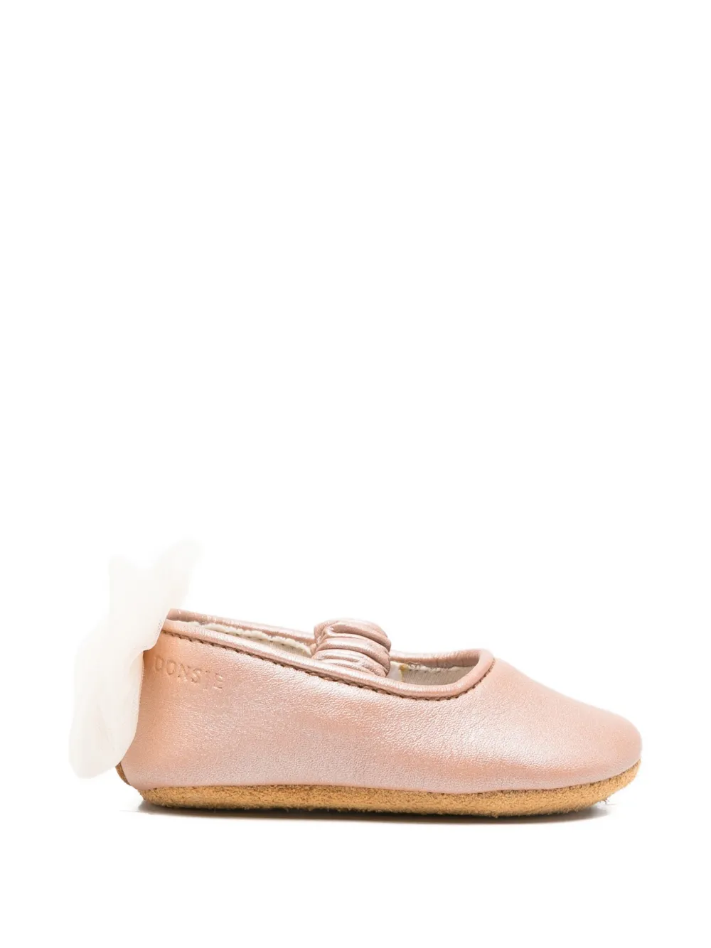 Donsje bow leather ballerinas - Rosa