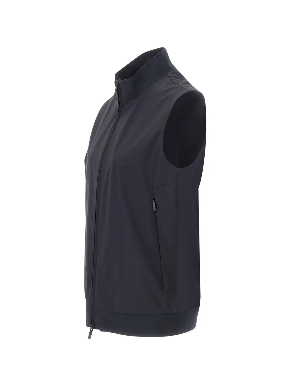  Rrd Zip Mock-neck Gilets - Grey 