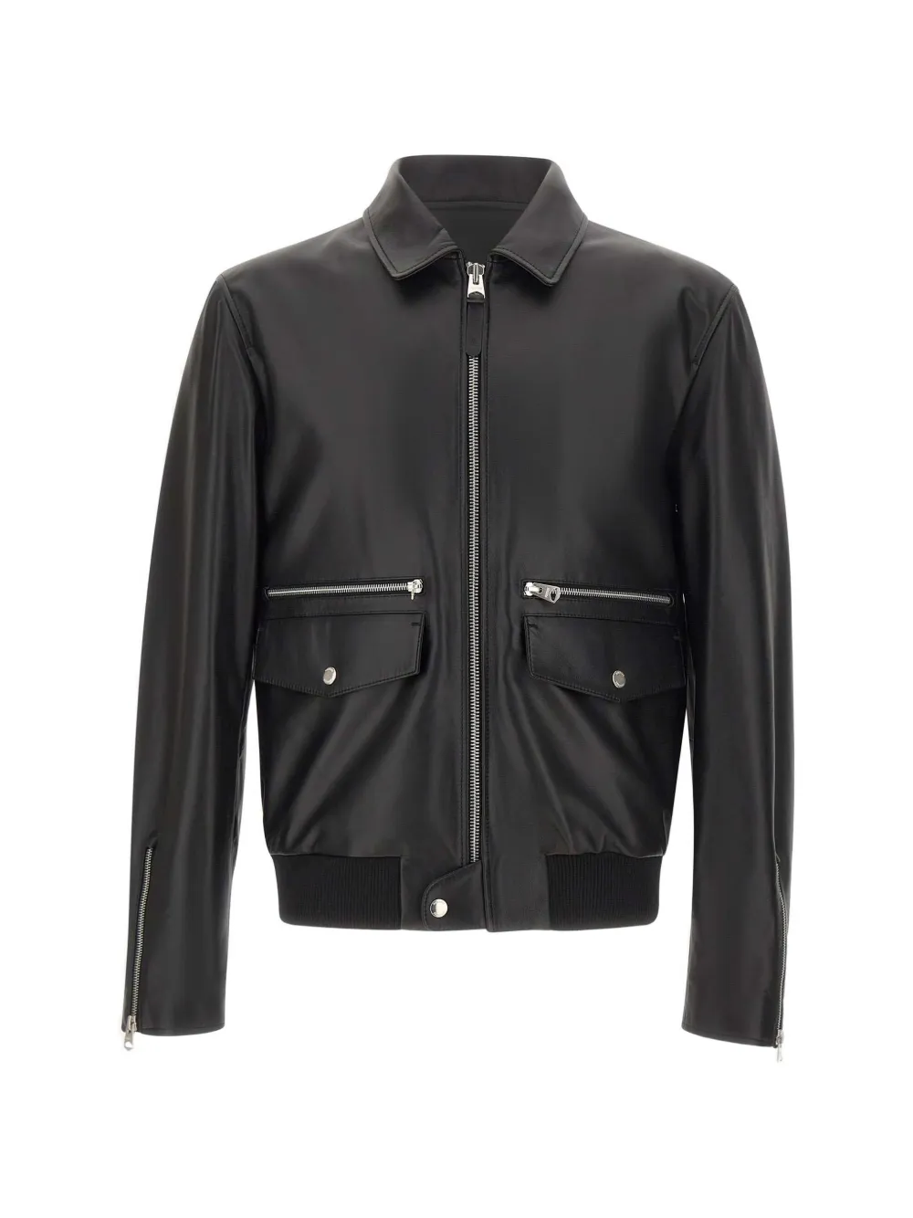 Mackage Jakari flap pocket leather jacket - Nero