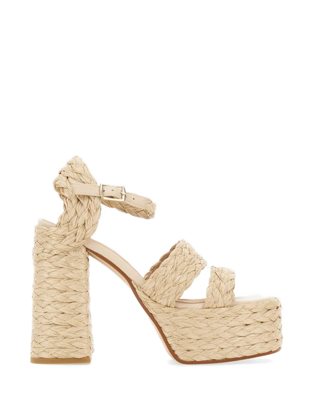 Castañer Fresa woven double strap sandals - Toni neutri