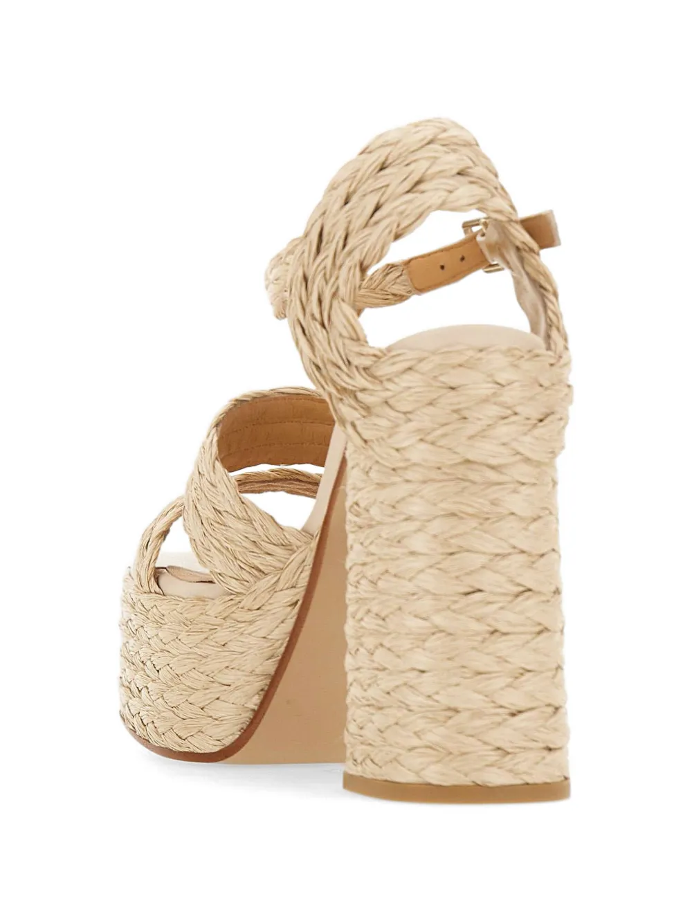 Castañer Fresa geweven sandalen met dubbele bandjes Beige