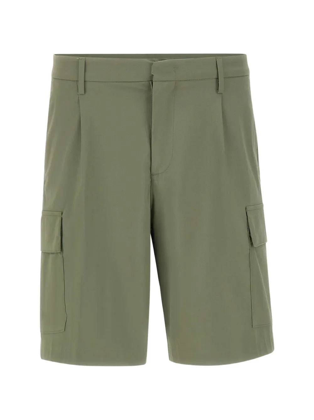K-Way cargo pleated shorts - Verde