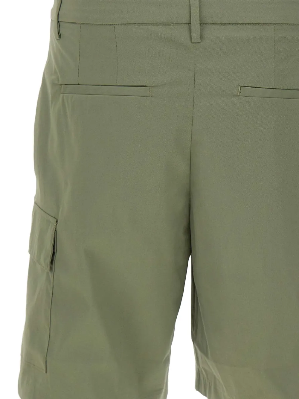 K-Way Cargo geplooide shorts Groen