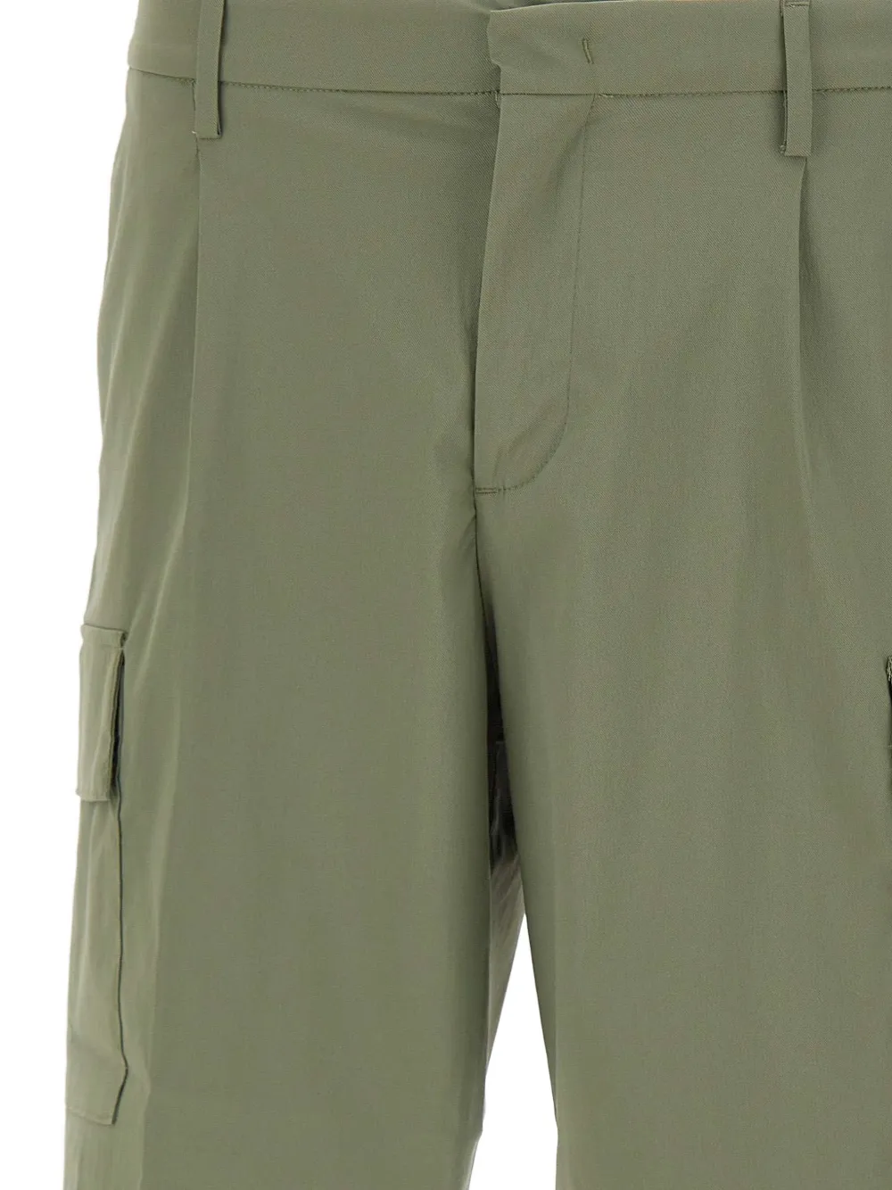 K-Way Cargo geplooide shorts Groen