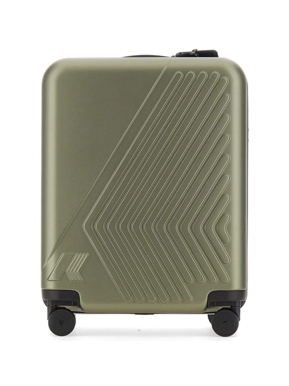 K-Way EUDOXIE embossed logo suitcase - Verde
