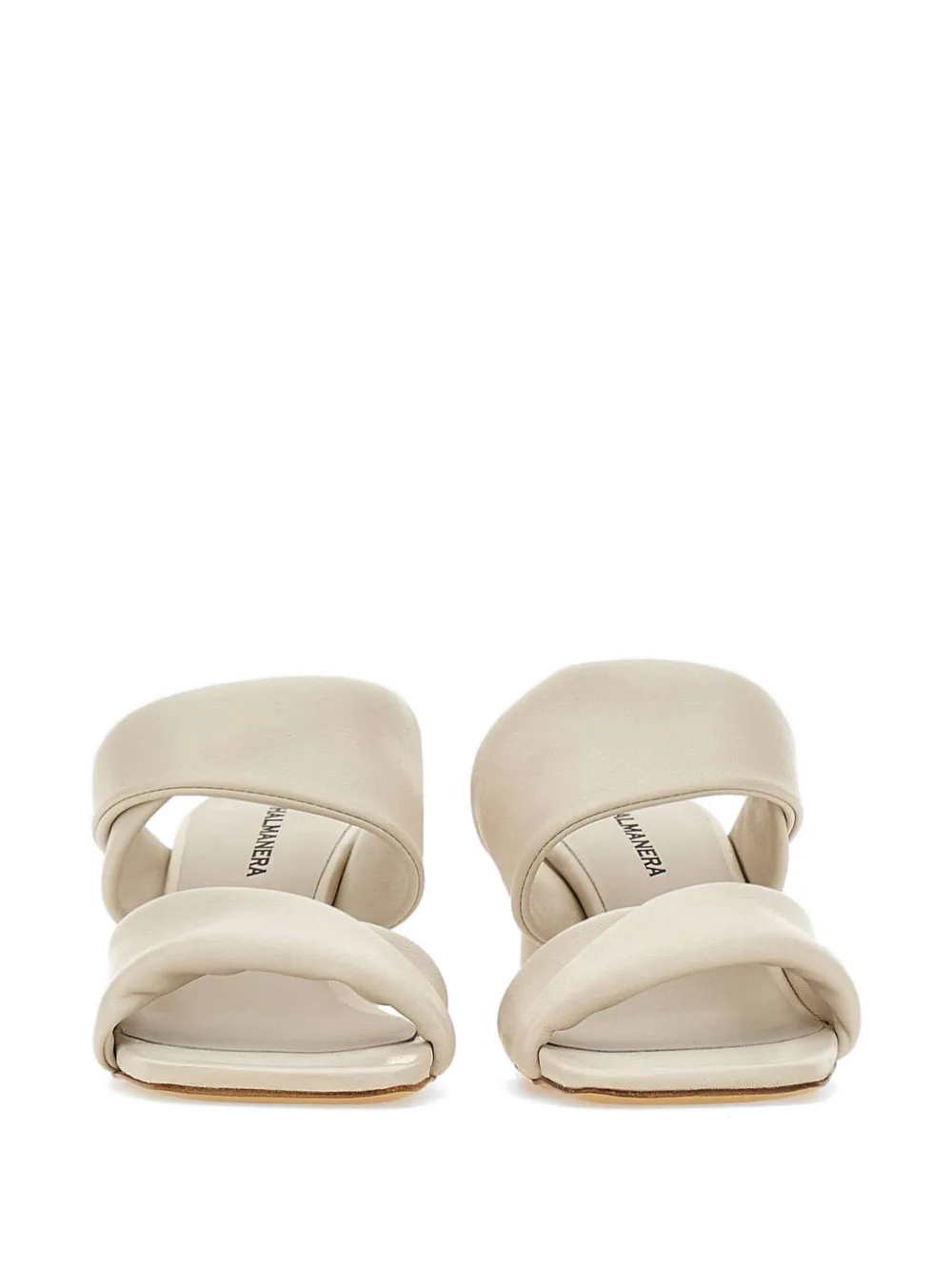Halmanera Dally folded strap sandals Wit