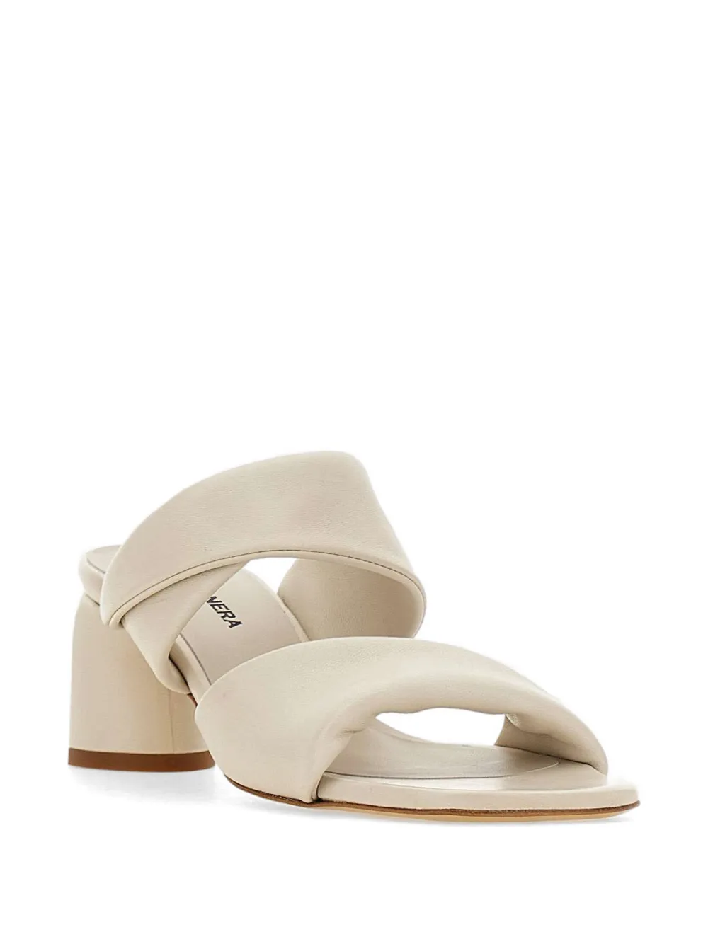 Halmanera Dally folded strap sandals Wit