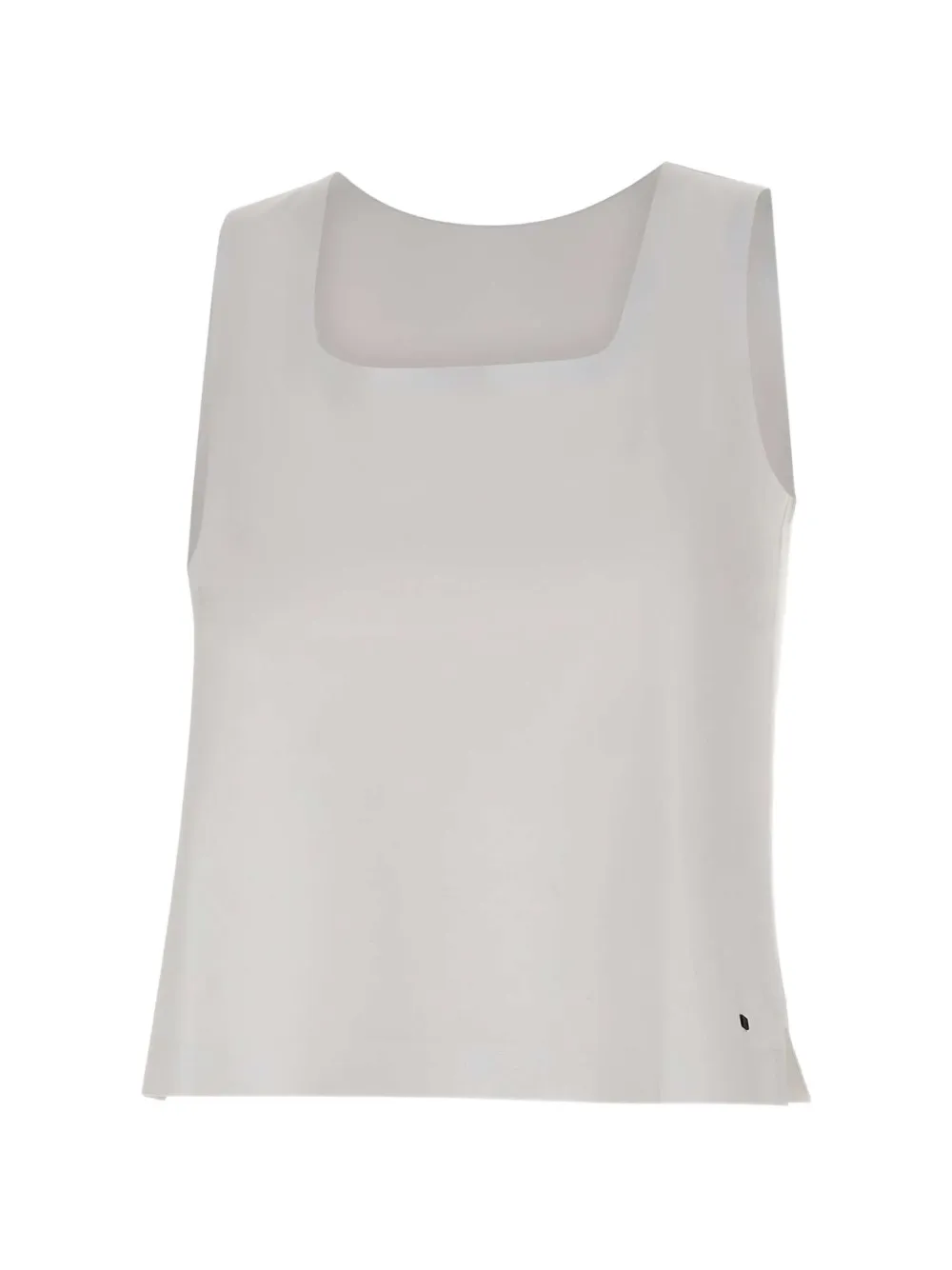  Rrd Square-neck Shirty Top - White 