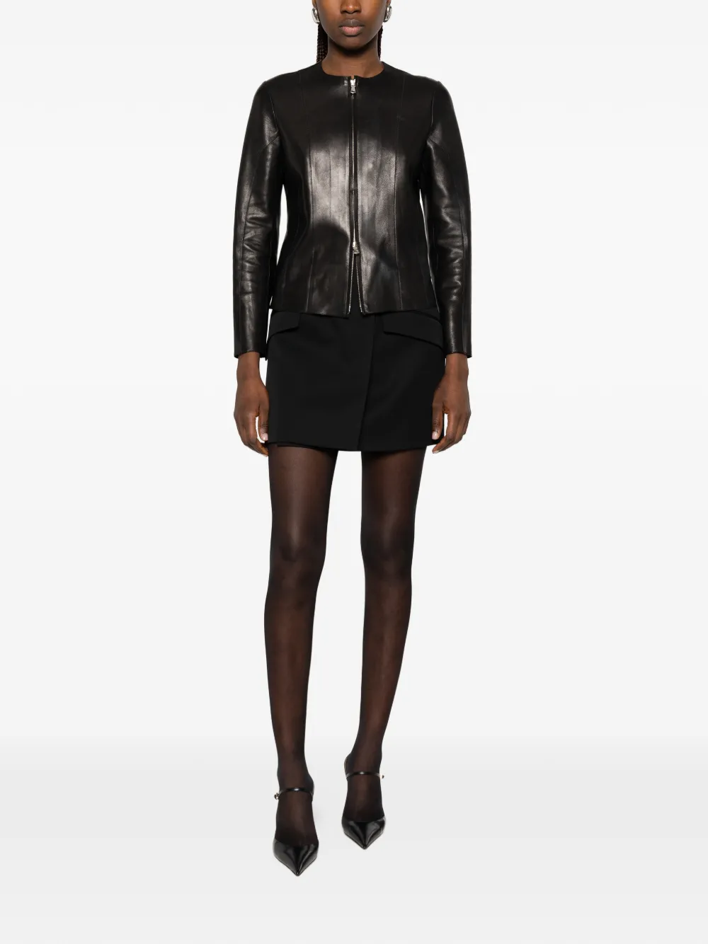 Givenchy Mini-rok met klepzak Zwart