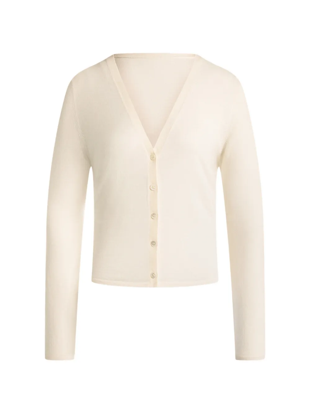 12 STOREEZ Cardigan Camelia con scollo a V - Toni neutri