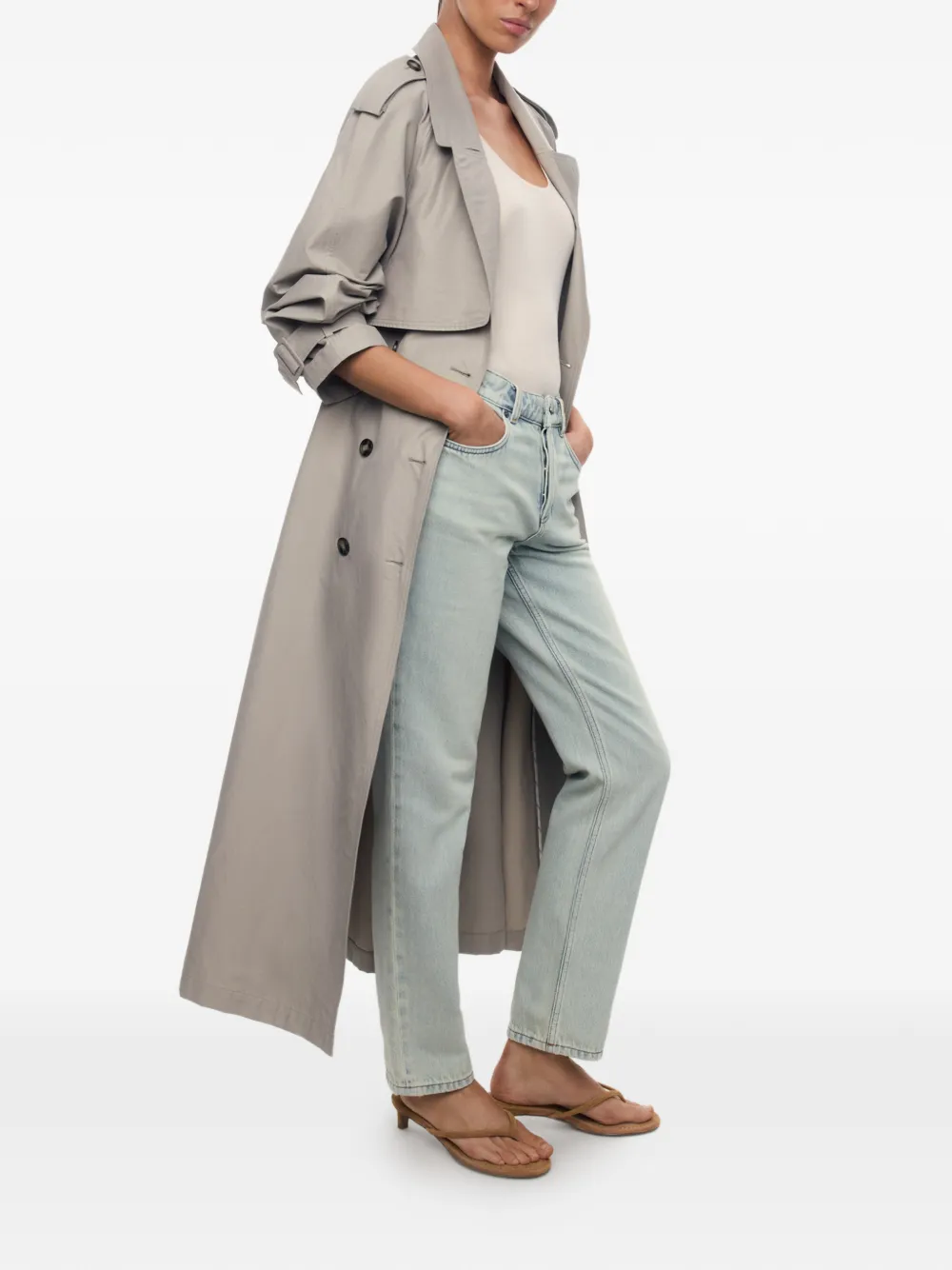 12 STOREEZ 132 slim-fit jeans Blauw