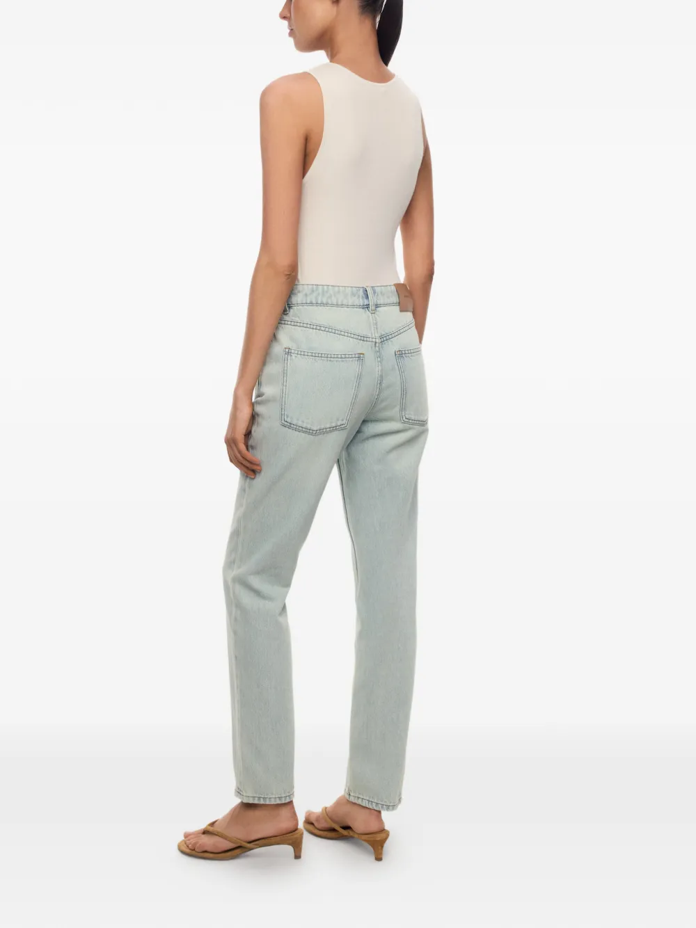 12 STOREEZ 132 slim-fit jeans Blauw