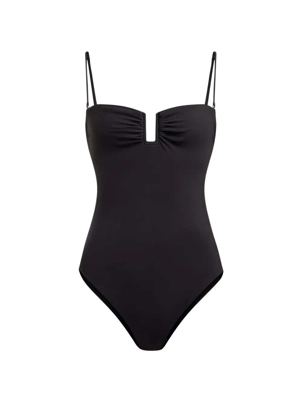 12 Storeez Bandeau Swimsuit In Black