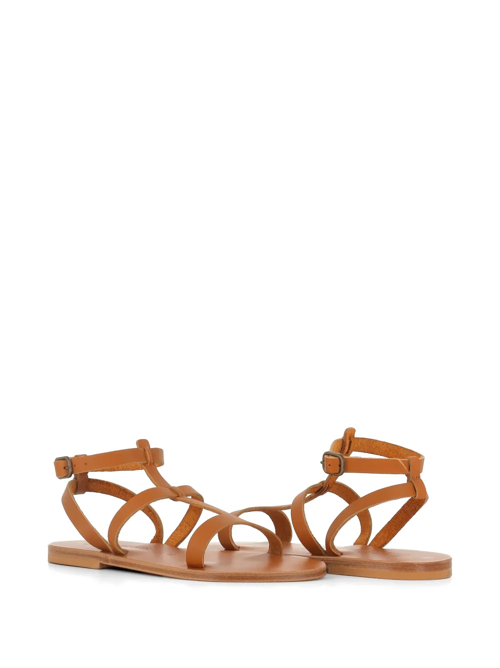 K. Jacques Alaric gekooide sandalen Bruin