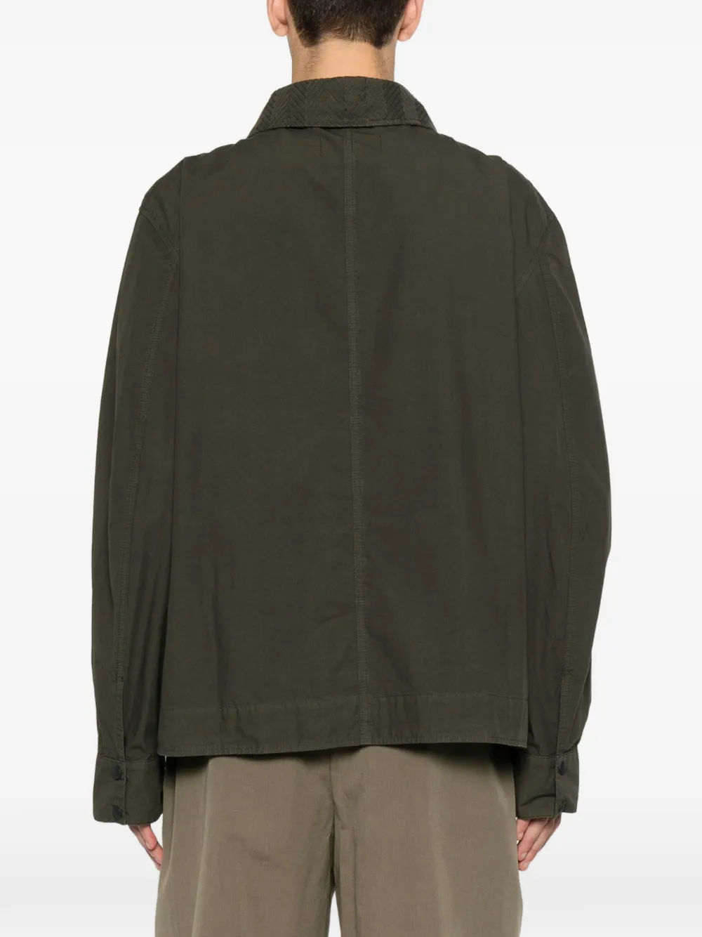 Missoni Shirtjack met chevron kraag Groen