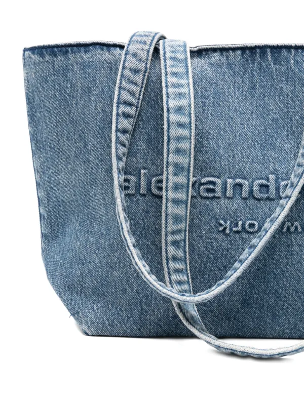 Alexander Wang Punch ロゴ ショルダーバッグ | ブルー | FARFETCH JP