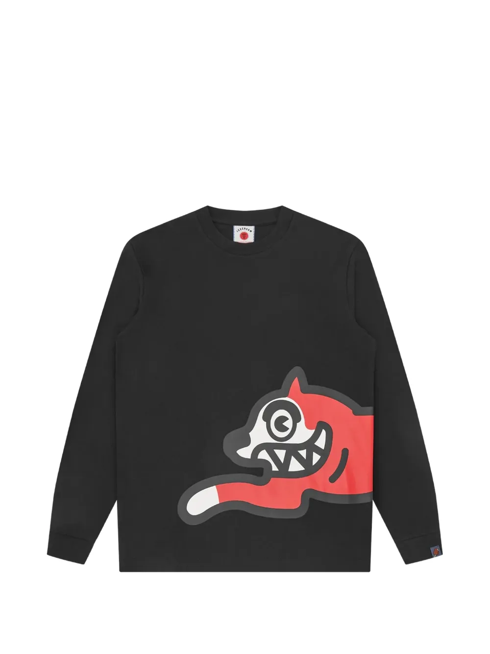 ICECREAM graphic long-sleeves sweatshirt - Nero