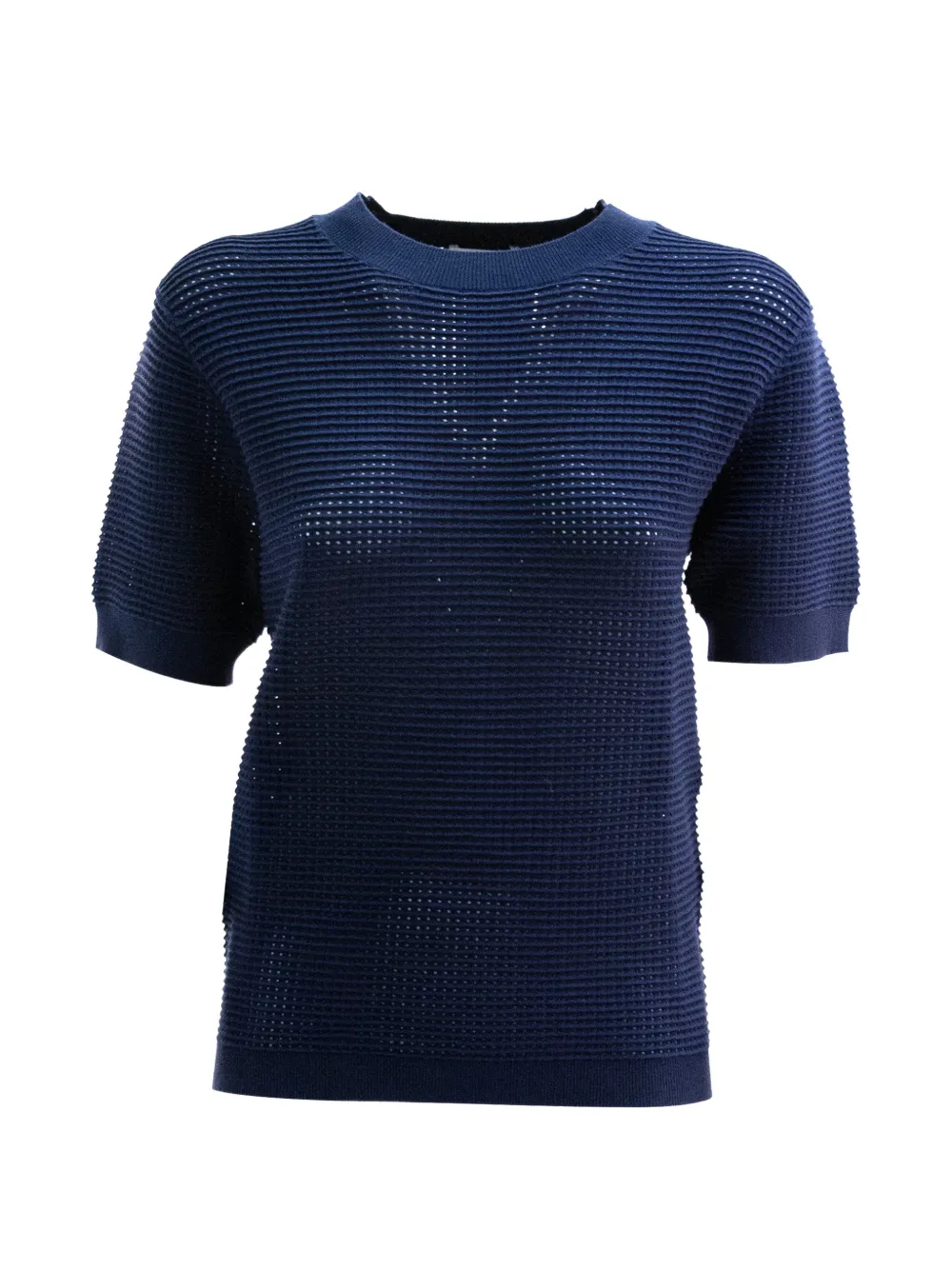 P.A.R.O.S.H. T-shirt con trama a nido d'ape - Blu