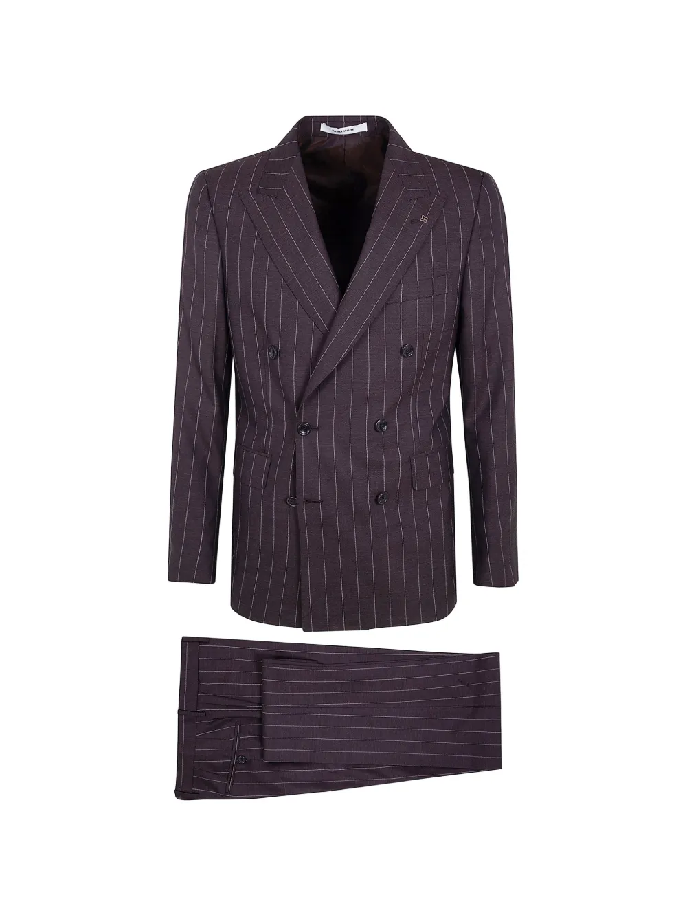 Tagliatore pinstripe double-breasted suit - Grigio