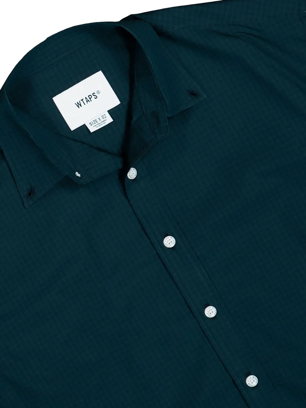 WTAPS BD 07 Buttoned long-sleeve Shirt | Green | FARFETCH