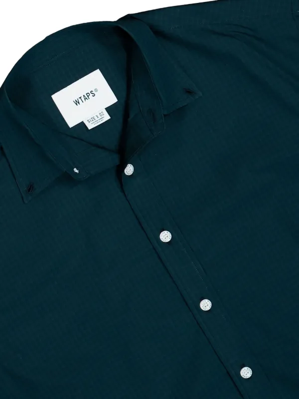 WTAPS BD 07 Buttoned long-sleeve Shirt | Green | FARFETCH