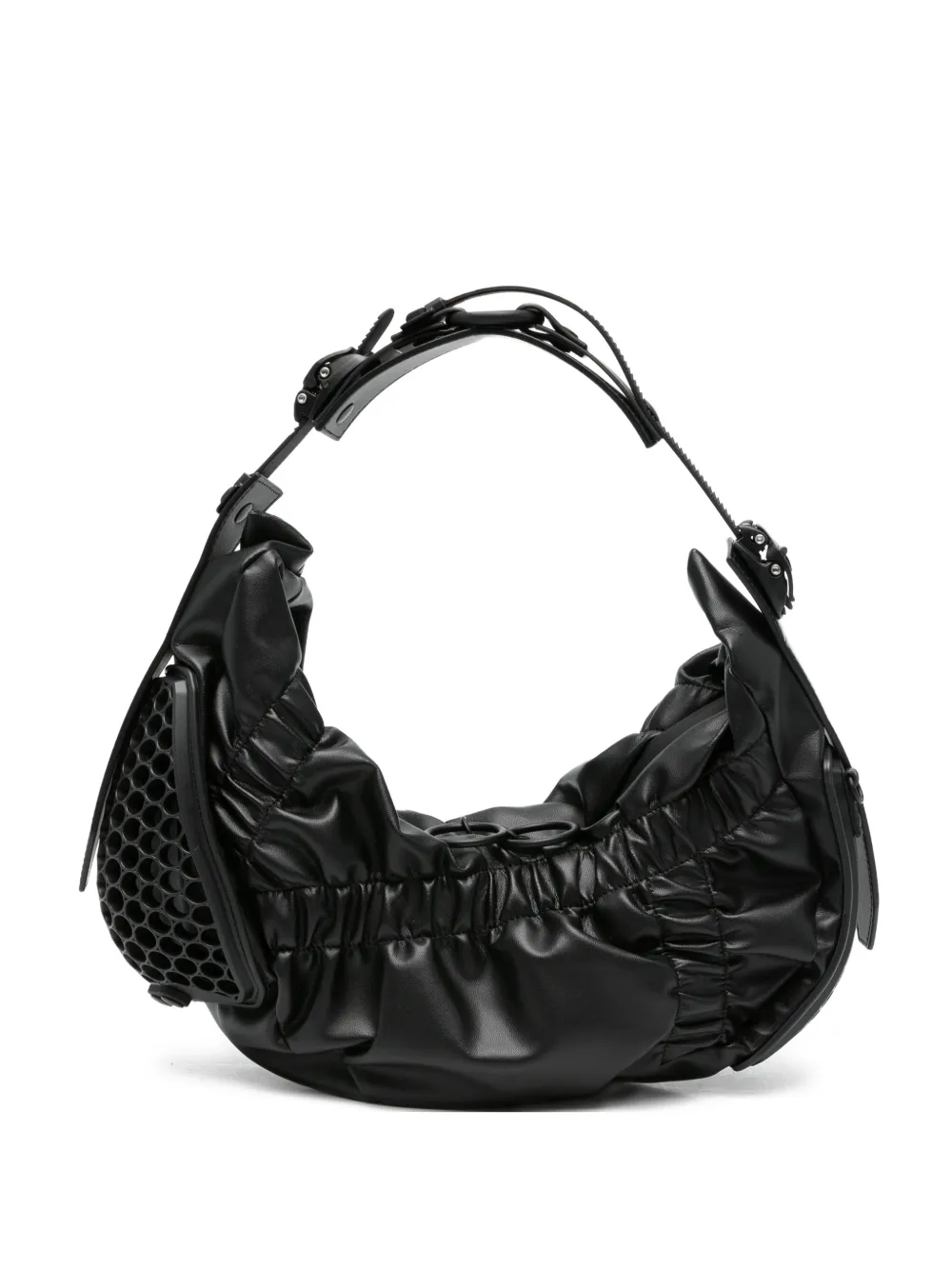 Junya Watanabe x Innerraum gathered-detail shoulder bag - Nero