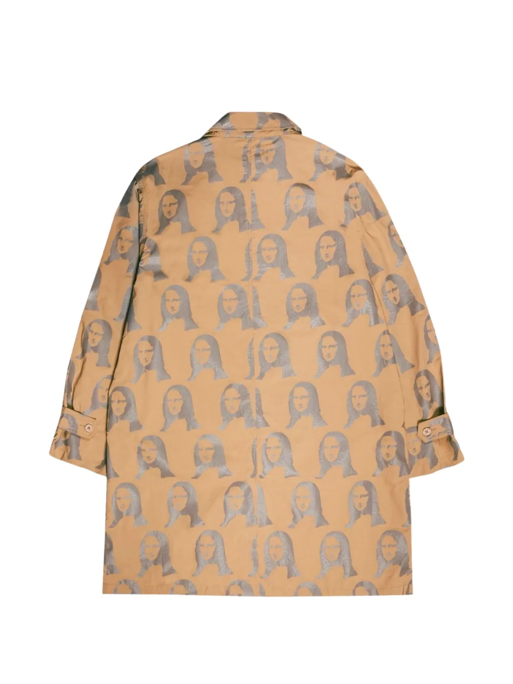 Pleasures Mona jas met enkele rij knopen Beige